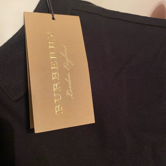 Burberry Women’s all black polo! BRAND NEW WITH TAGS IN PACKAGE! - Picture 2 of 8